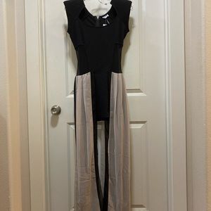 NWT LF mini dress with sheer panels